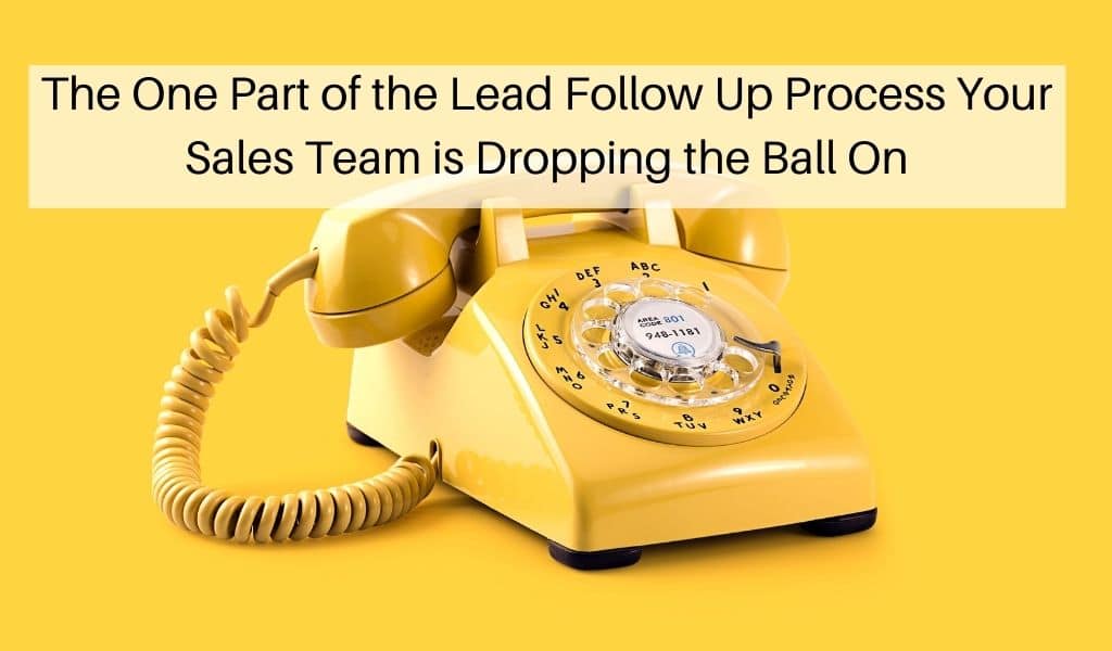 lead follow up process