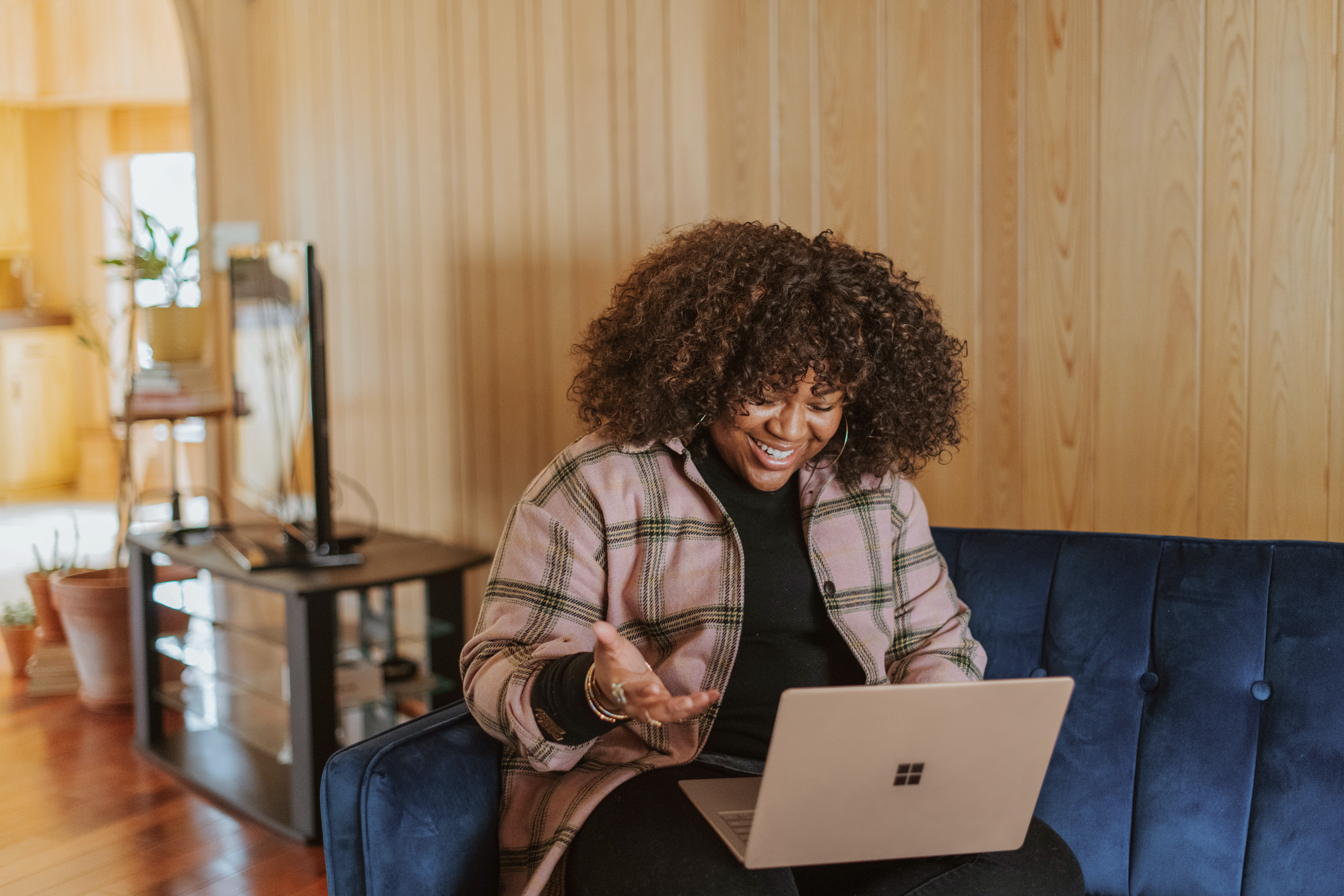 Young Woman on Laptop