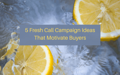 5 Fresh Call Campaign Ideas That Motivate Buyers